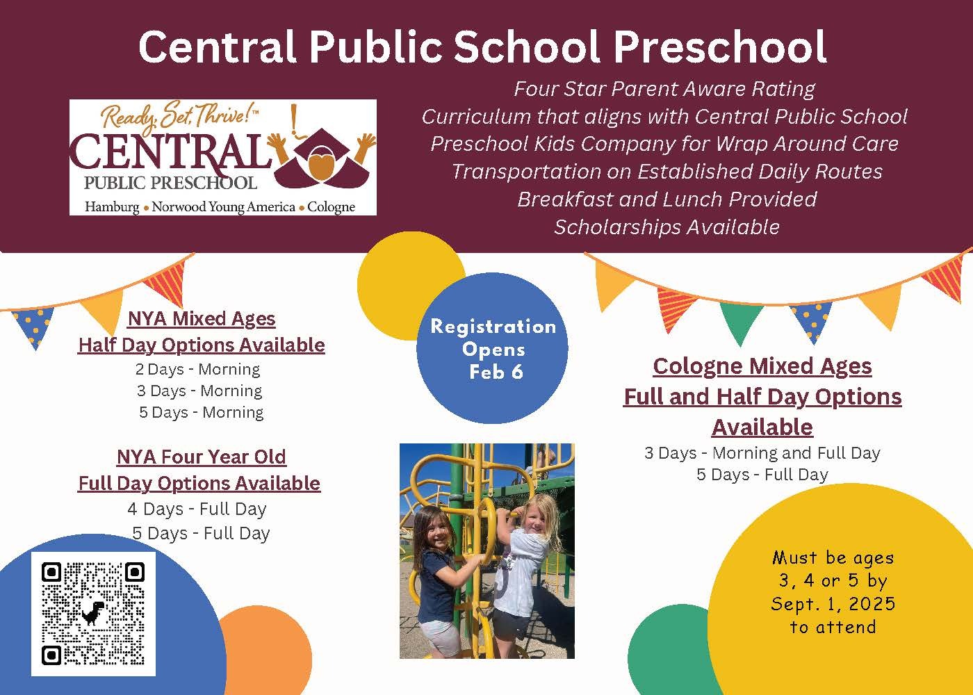 preschool options