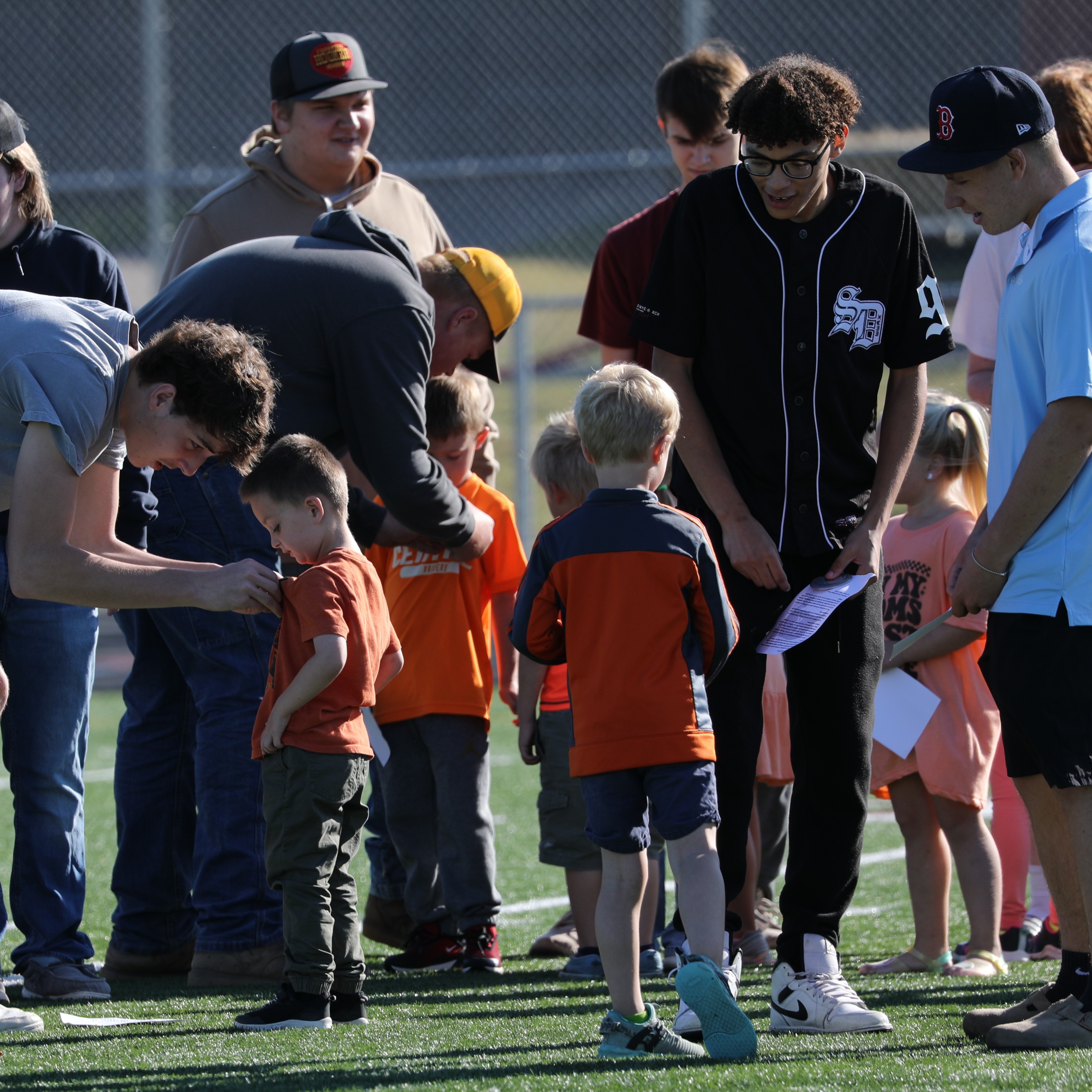 Seniors and kindergarteners