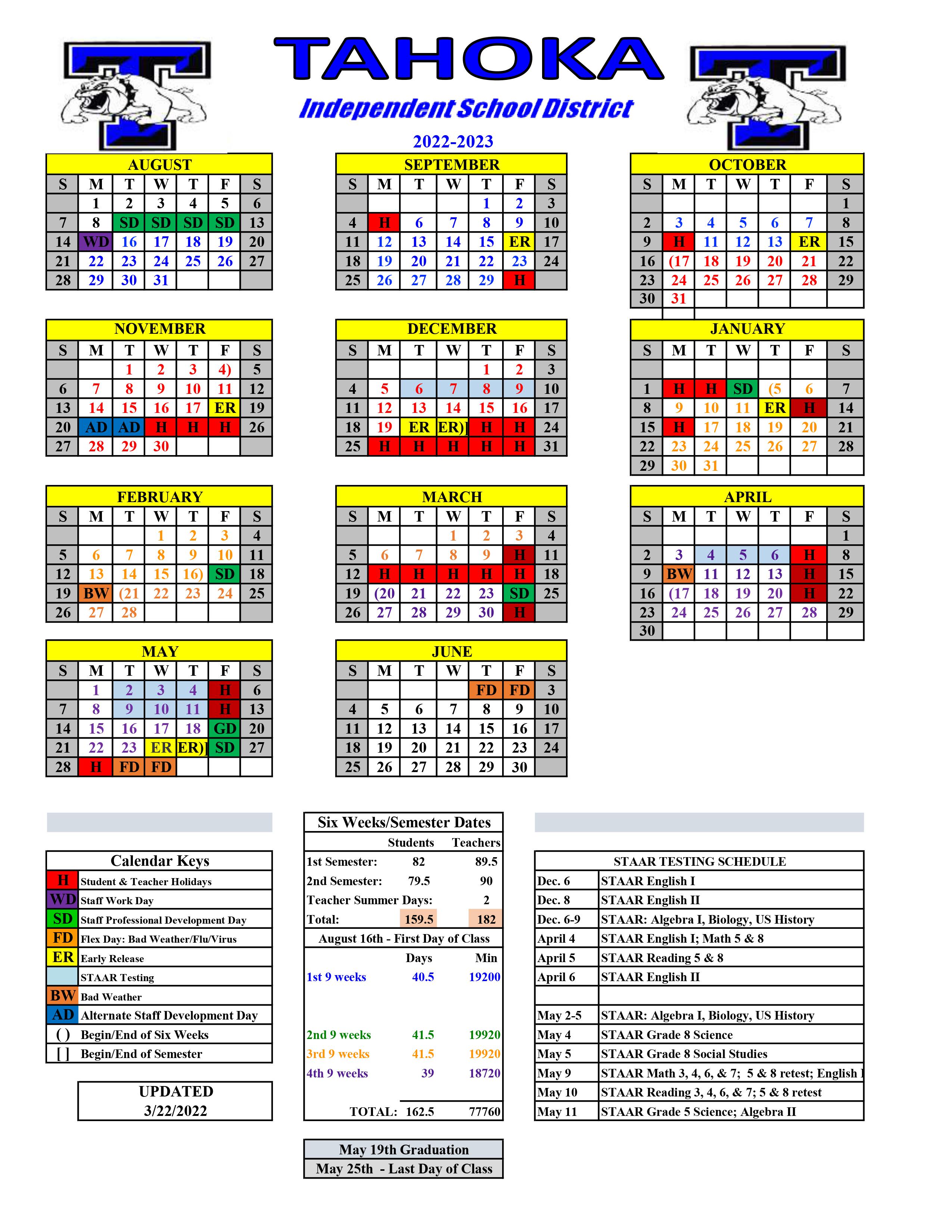 TISD Calendar 2025 2026 A Comprehensive Overview Moon C Smith TISD Calendar 2025 2026 A Comprehensive Overview Moon C Smith
