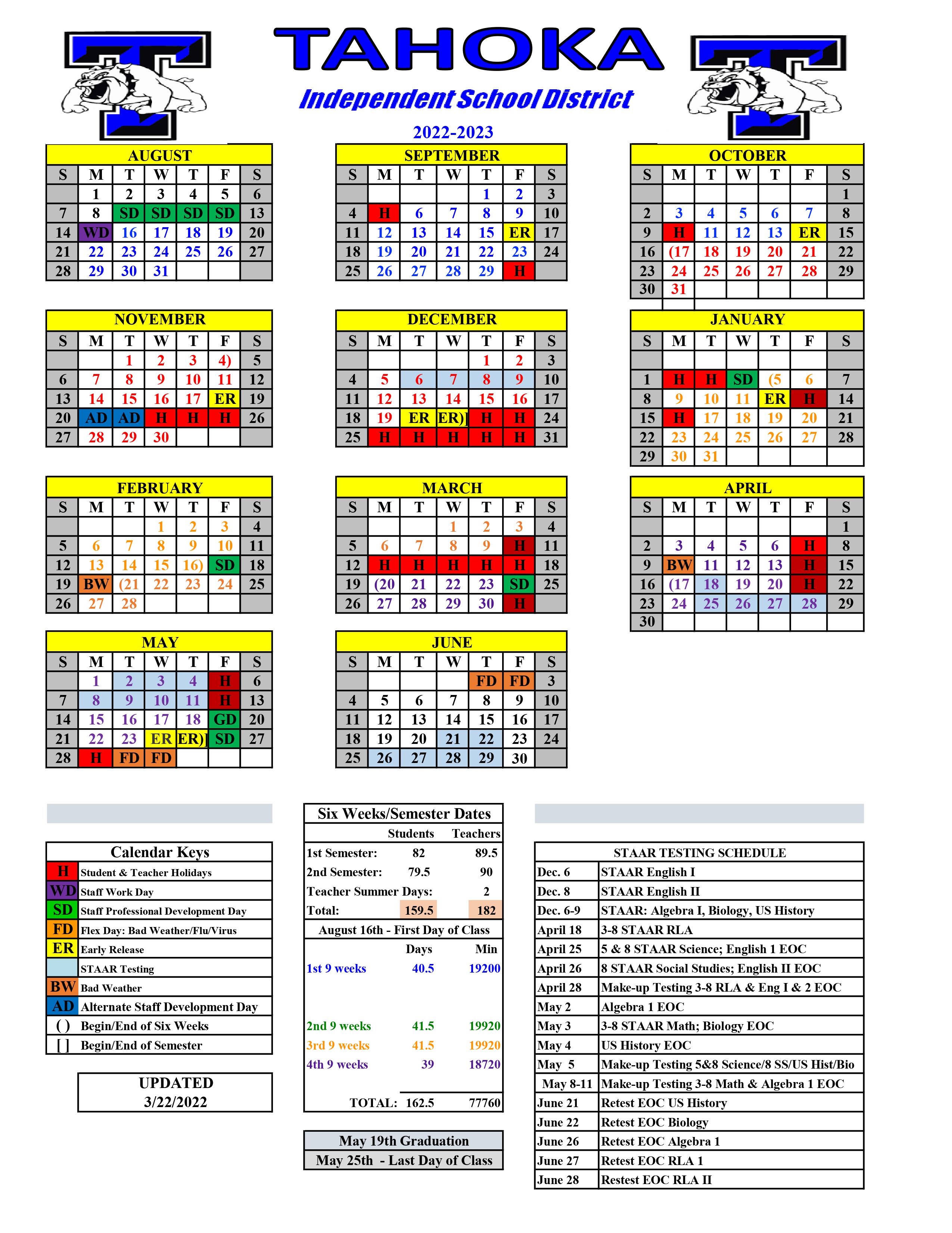 2023 District Calendar 03282023