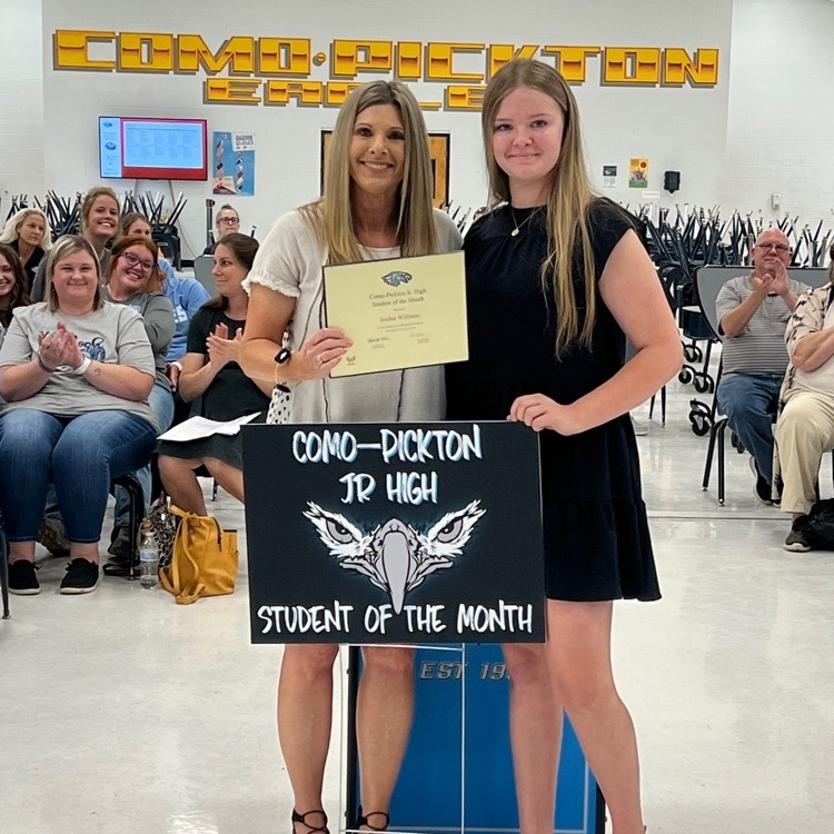 Junior High Student of the Month