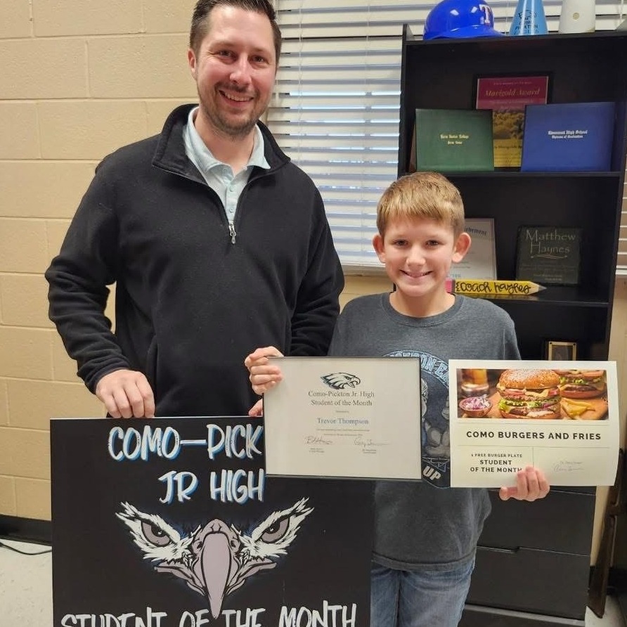 Junior High Student of the Month