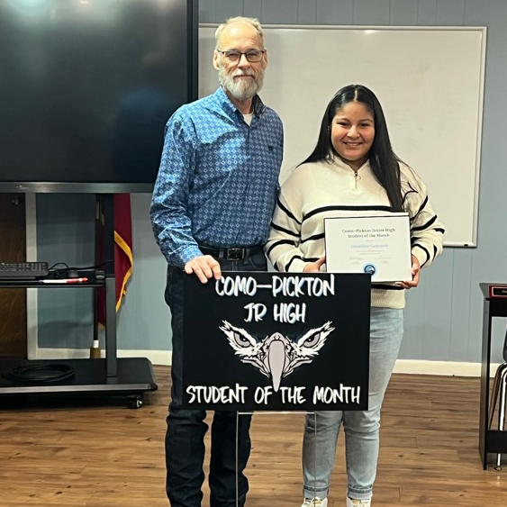 Junior High Student of the Month