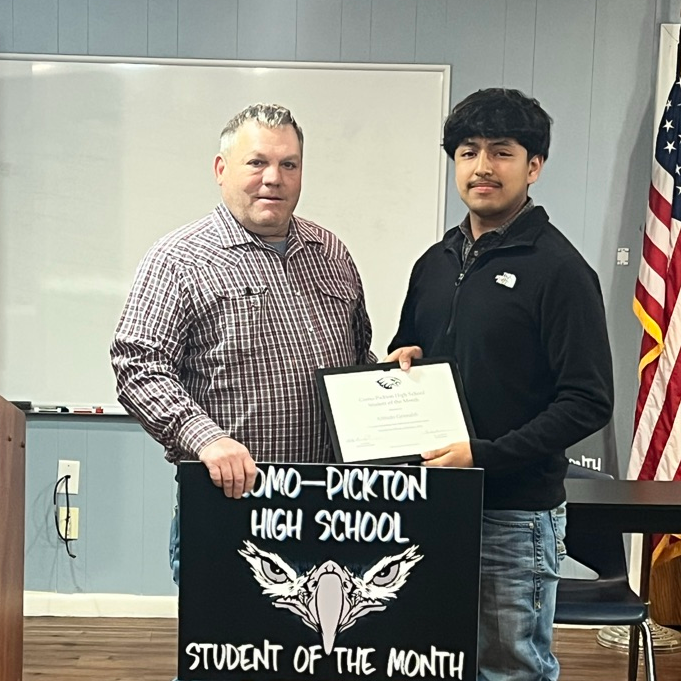 High School Student of the Month