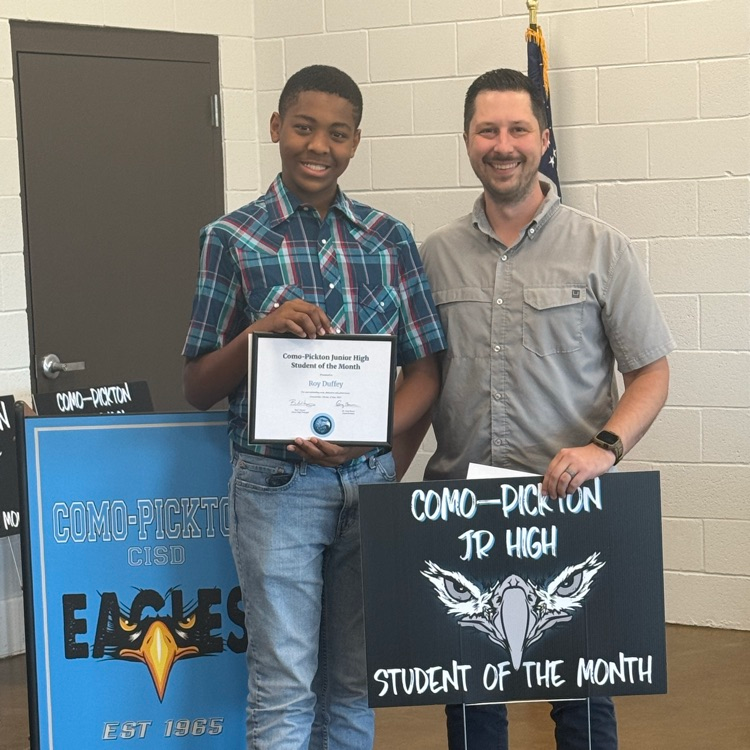 Junior High Student of the Month
