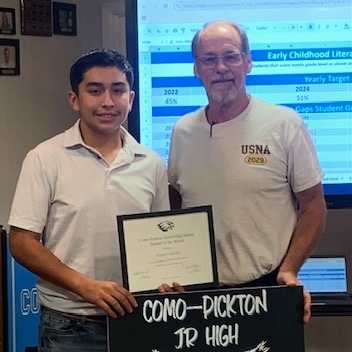 Junior High Student of the Month