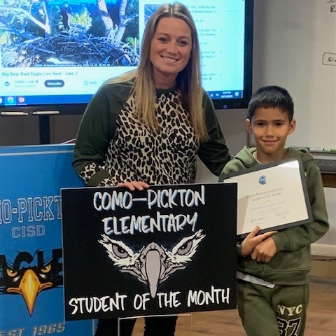 Elementary Student of the Month