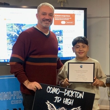 Junior High Student of the Month