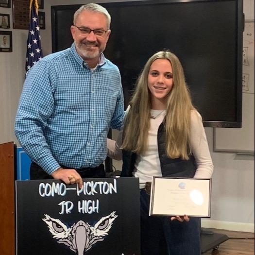 Junior High Student of the Month