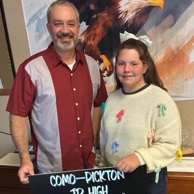 Junior High Student of the Month