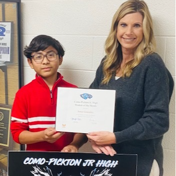 Junior High Student of the Month