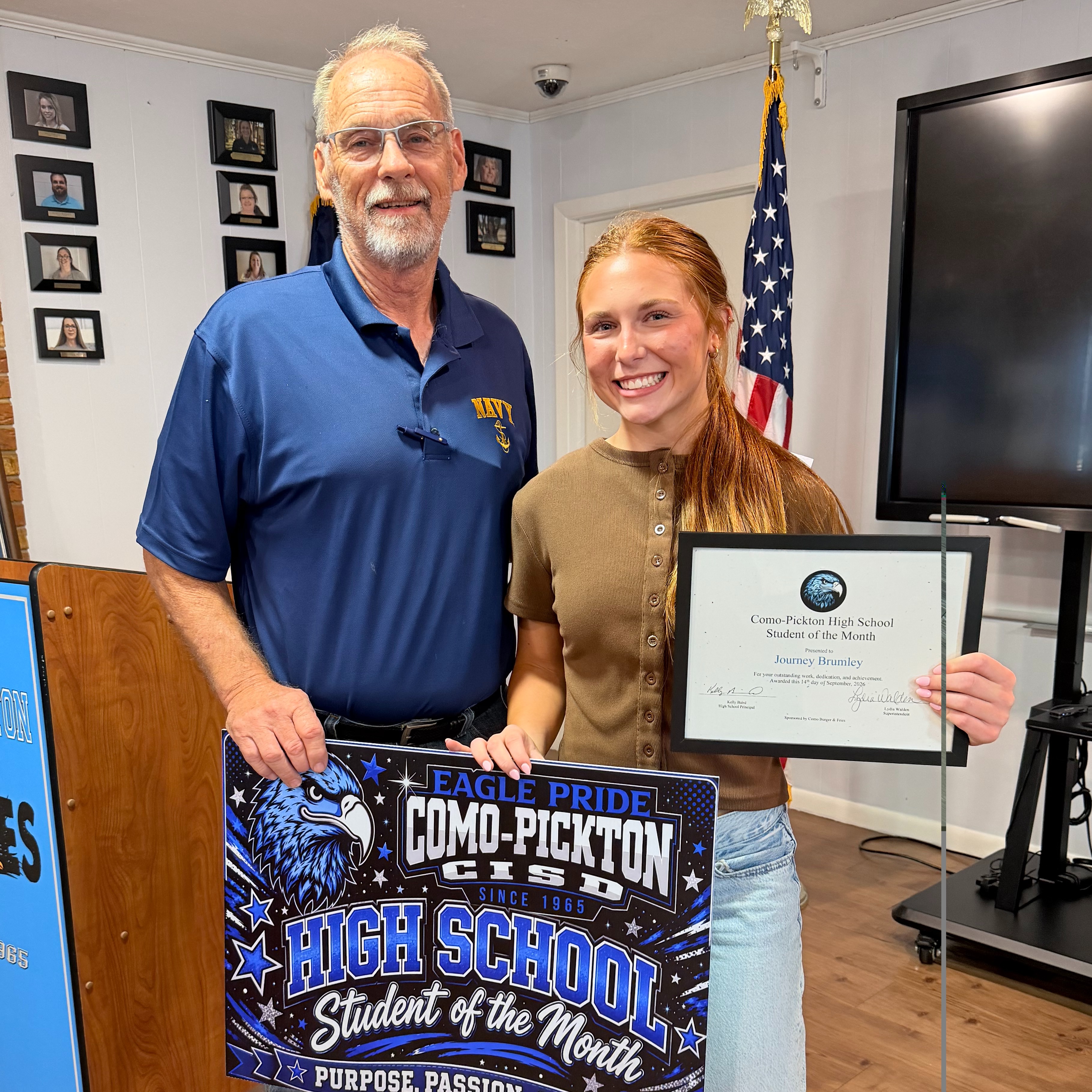 High School Student of the Month