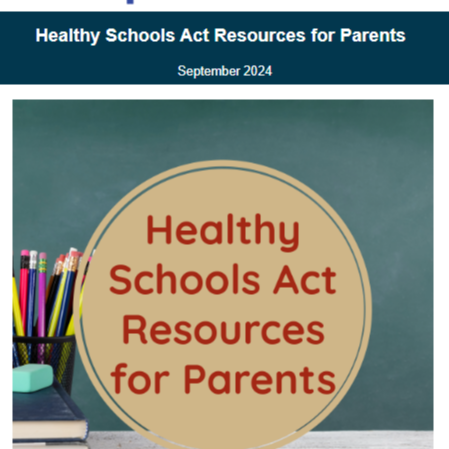 Healthy Schools Act for Parents