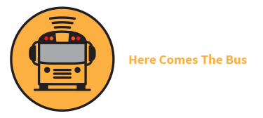 Here comes the bus logo