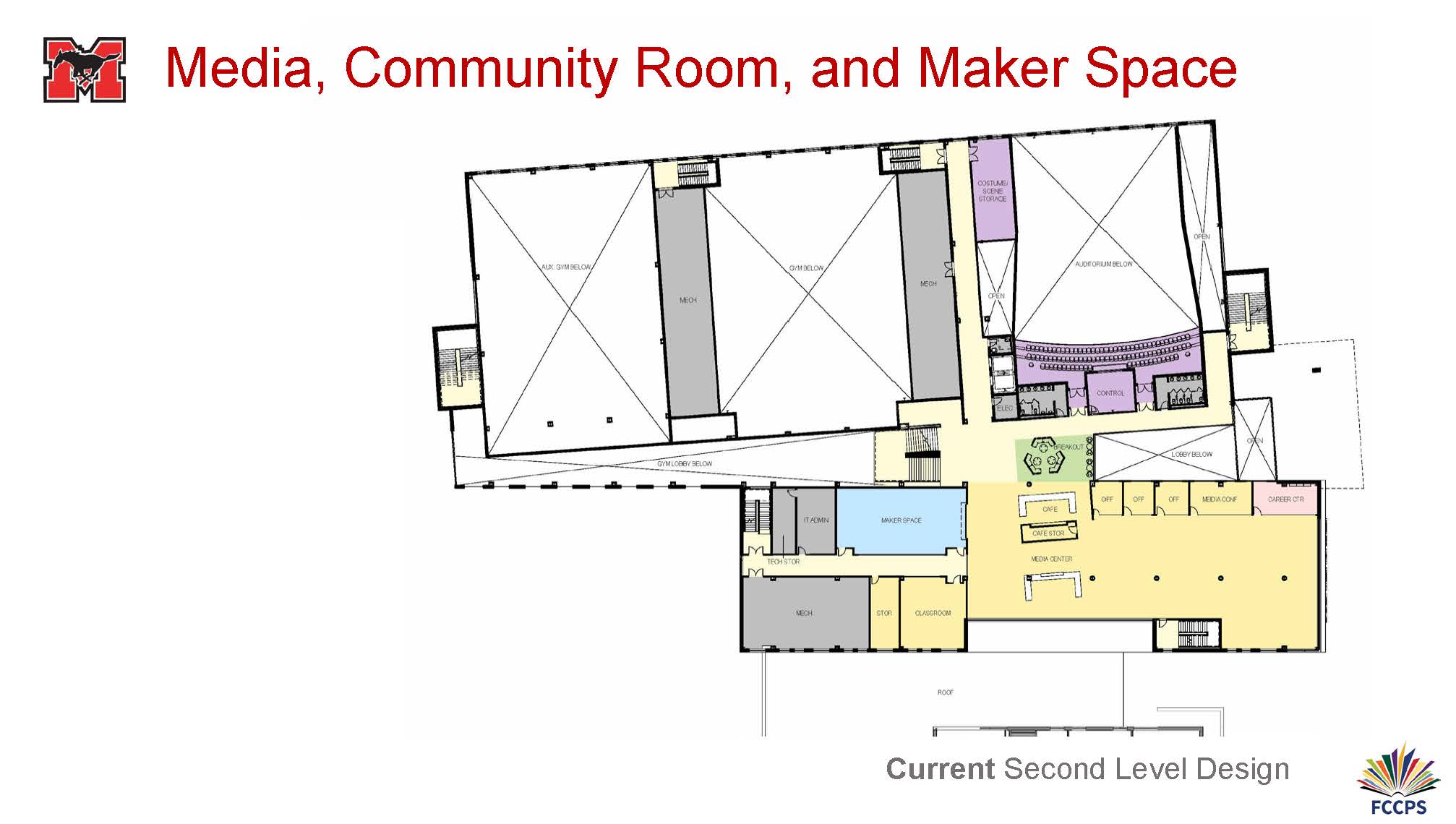 Media, Community Room, and Maker Space