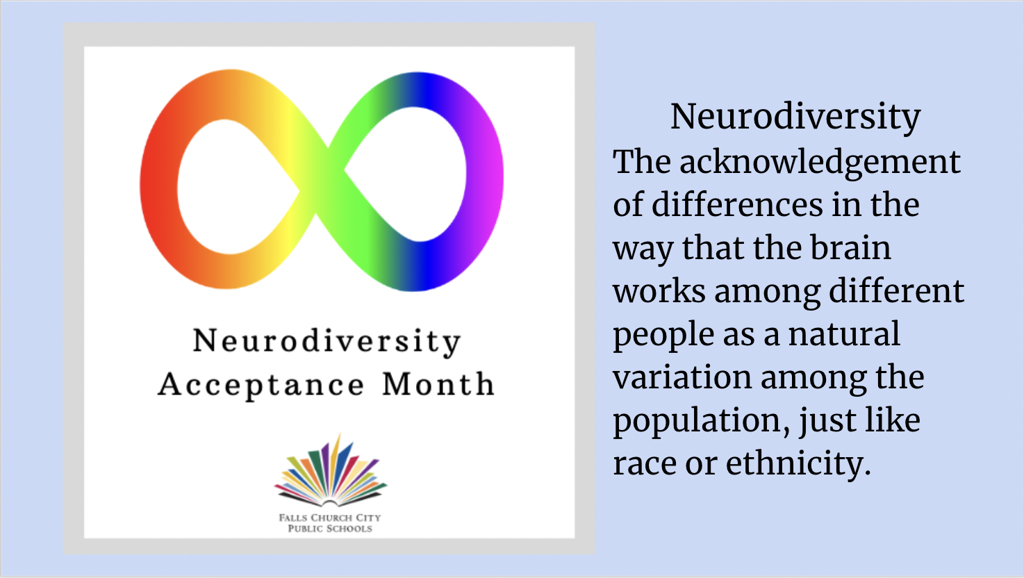 Our History Matters Neurodiversity Acceptance Month Falls Church City
