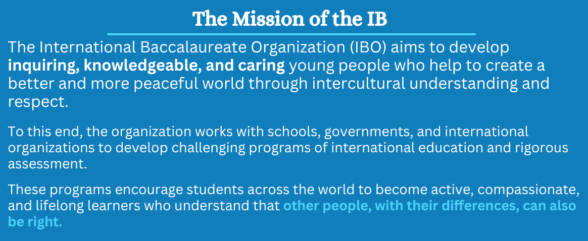 IB Mission