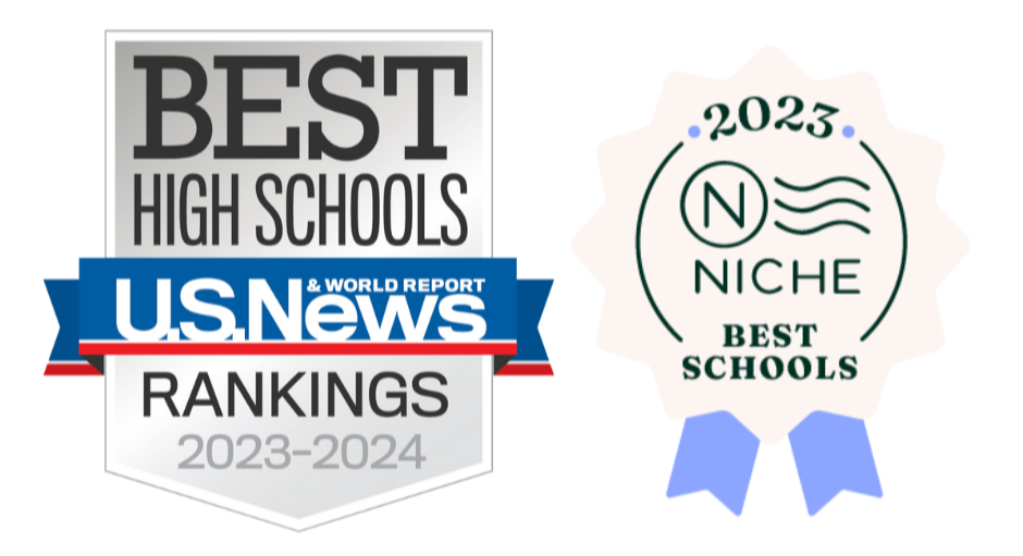 US News & World Report Best High Schools & Niche Best Schools award winner