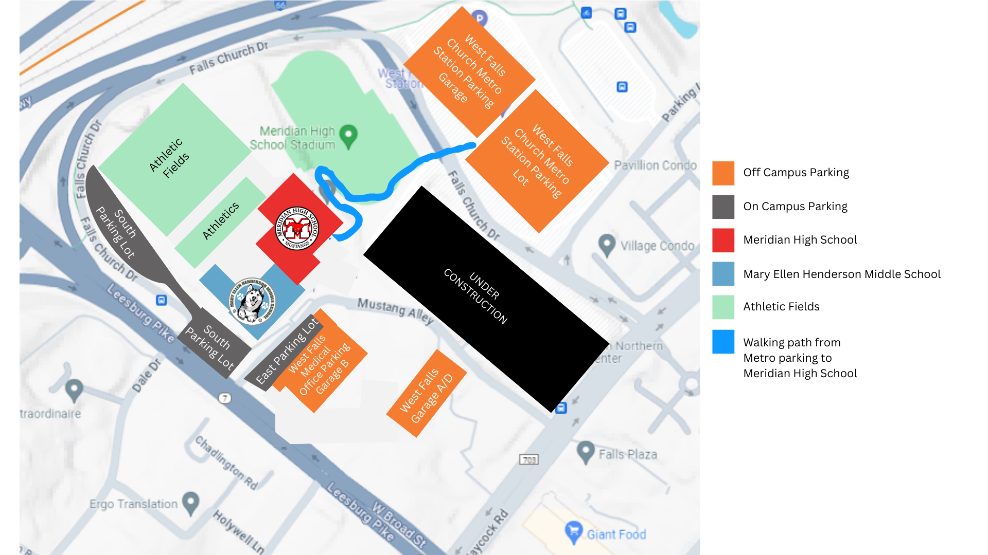 Visitor Parking map