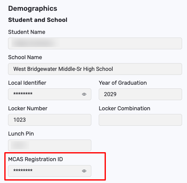 MCAS ID Location in Aspen