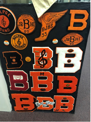 Belpre Varsity letter display