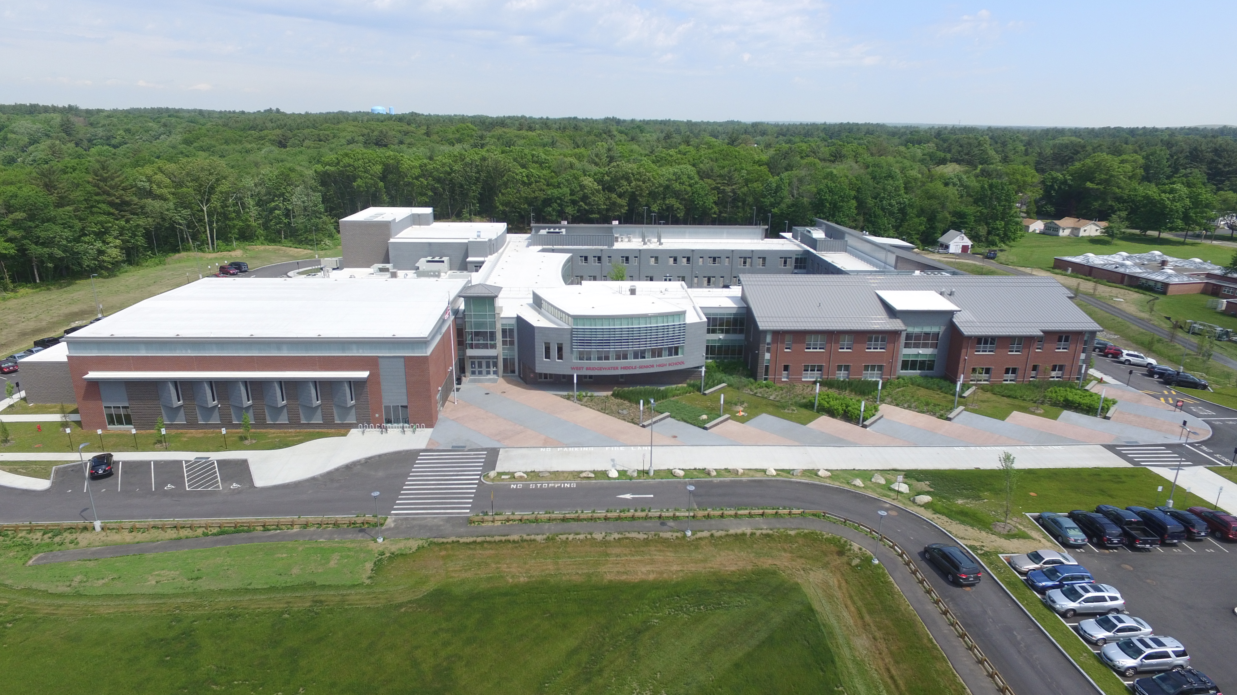 School birds eye view