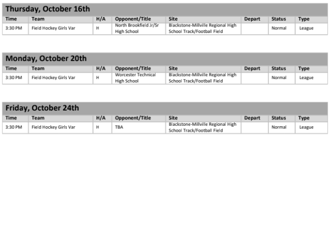 schedule 3