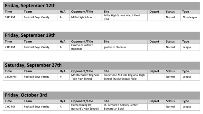 schedule 2