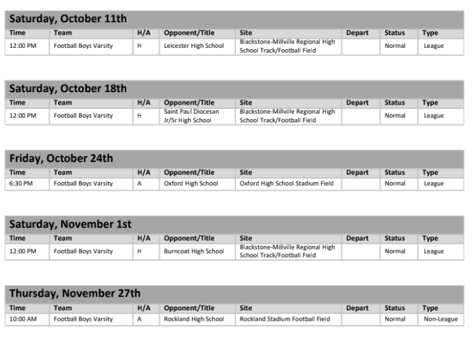 schedule 3