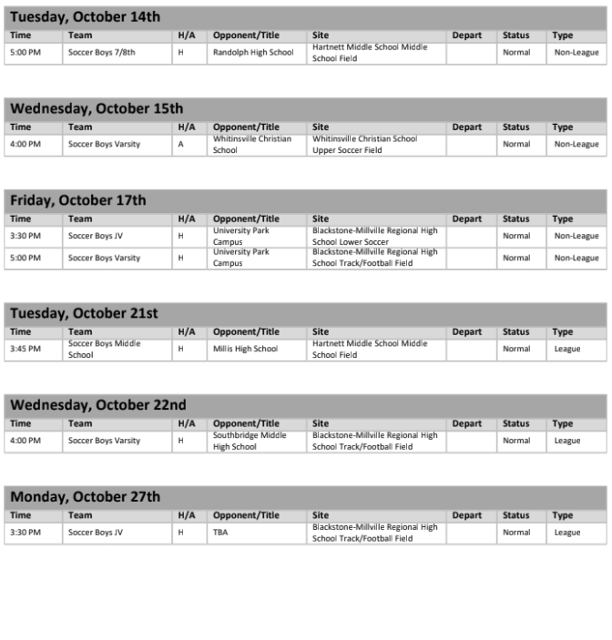 Schedule 5