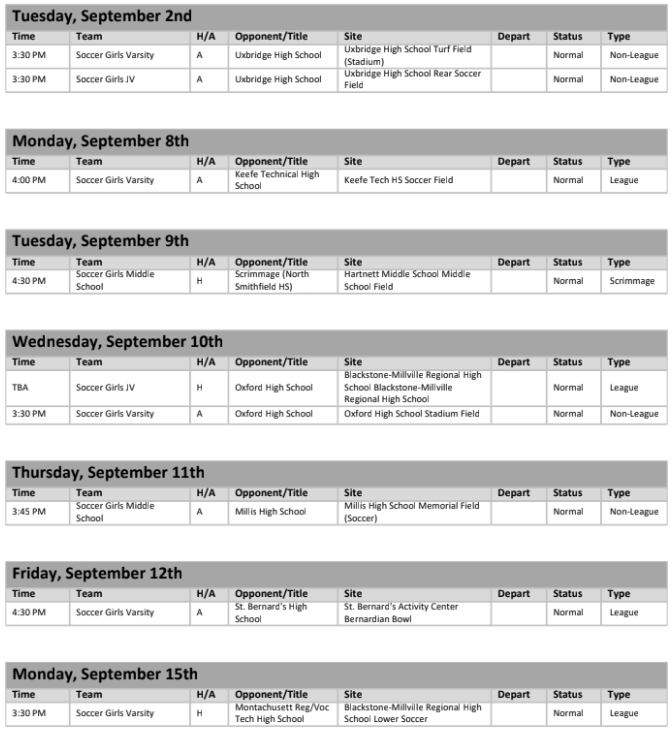schedule 1