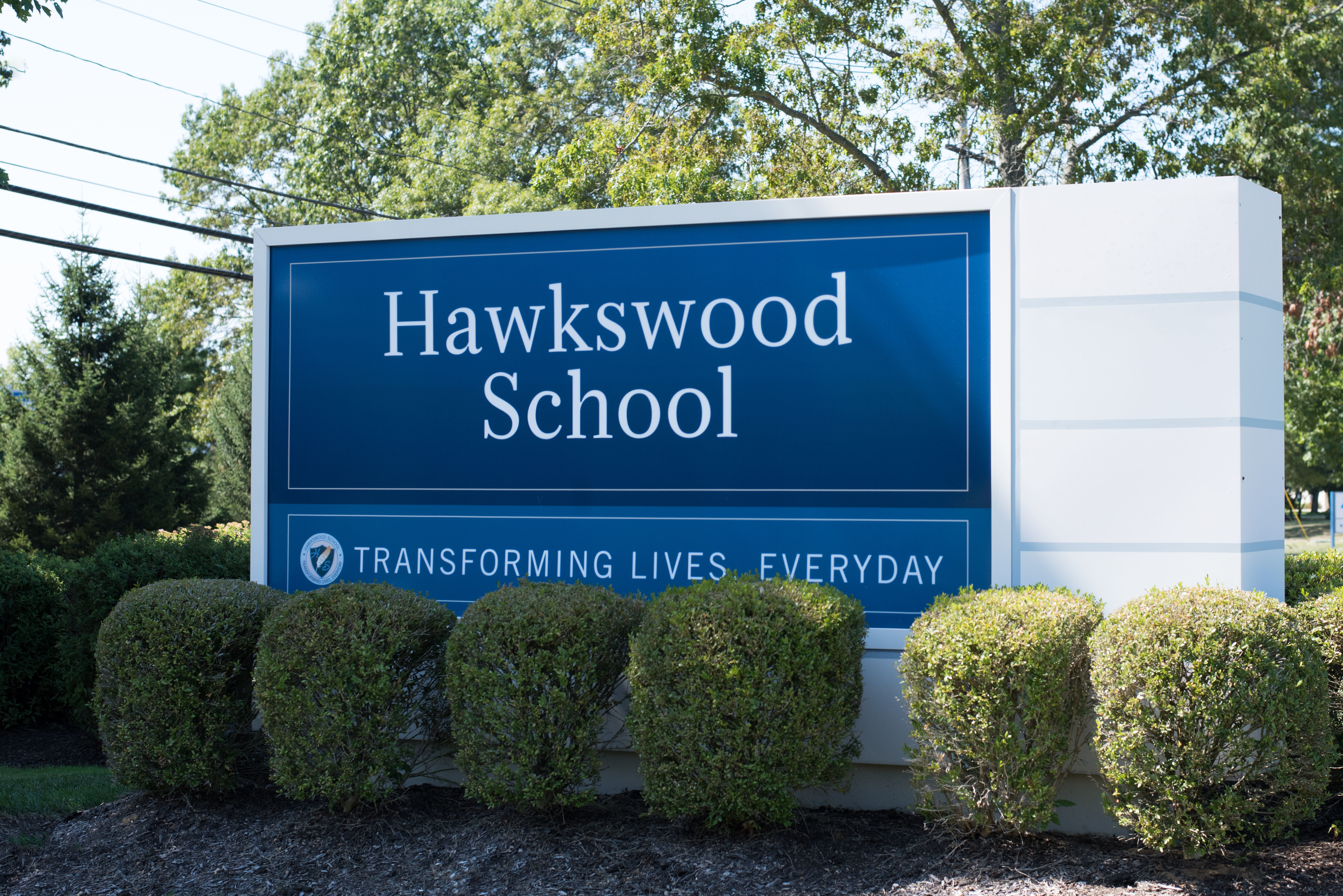 Hawkswood School sign