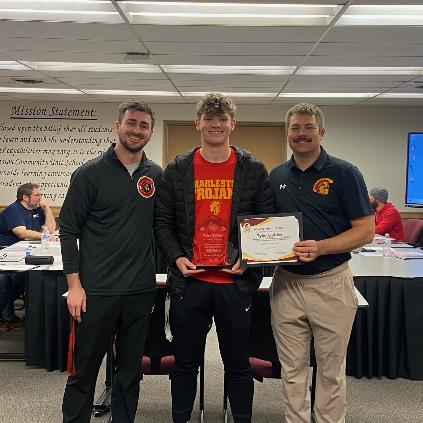 Boys Basketball Career Point Record