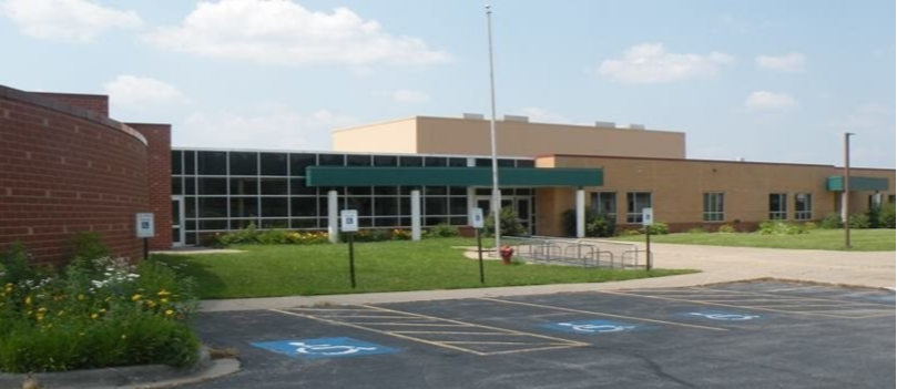 Front entrance to Westby Elementary School
