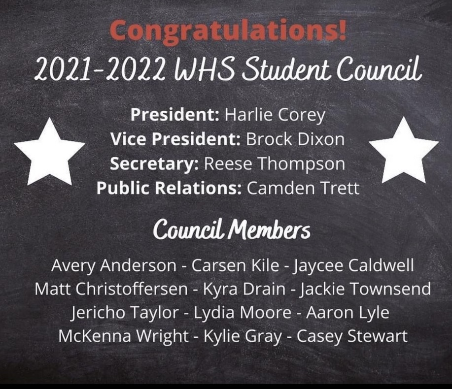 WHS STUDENT COUNCIL