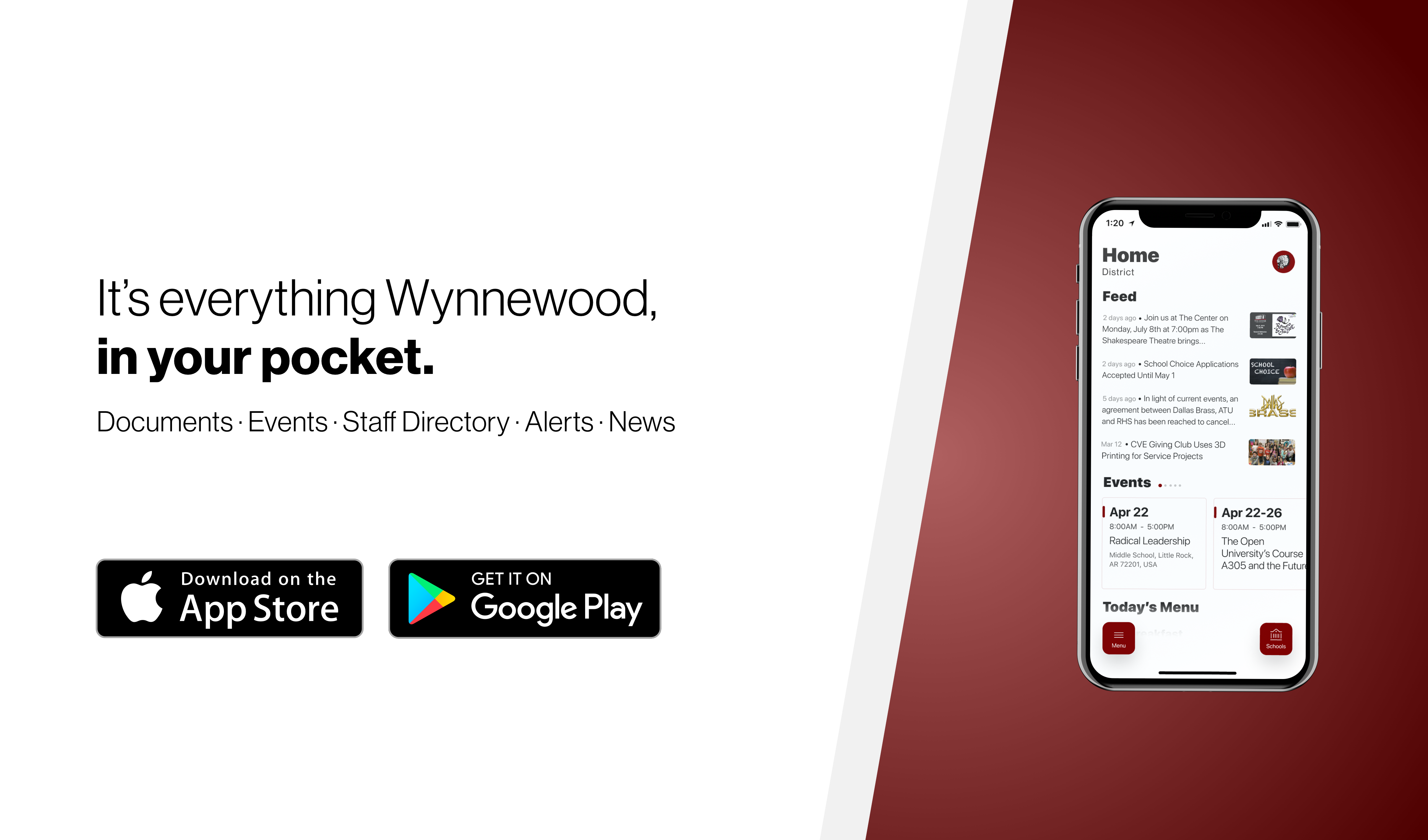 It's everything Wynnewood in your pocket.