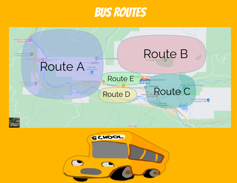 Bus Routes- Route A Route B Route E Route C Route D
