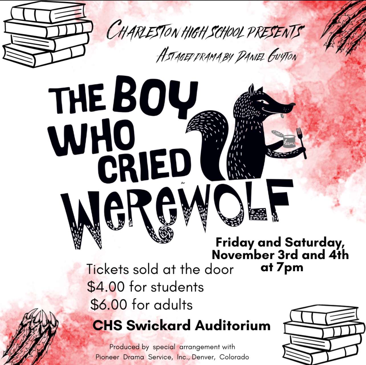 "The Boy Who Cried Werewolf" Flyer