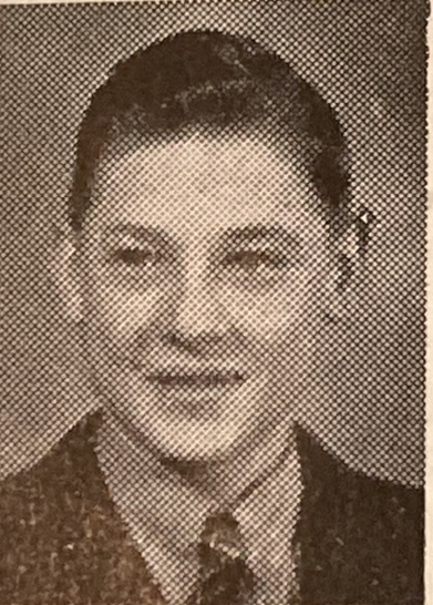 Lowell Eugene Hunter (anticipated graduation with the Class of 1945); courtesy of the CHS Class of 1942 yearbook 