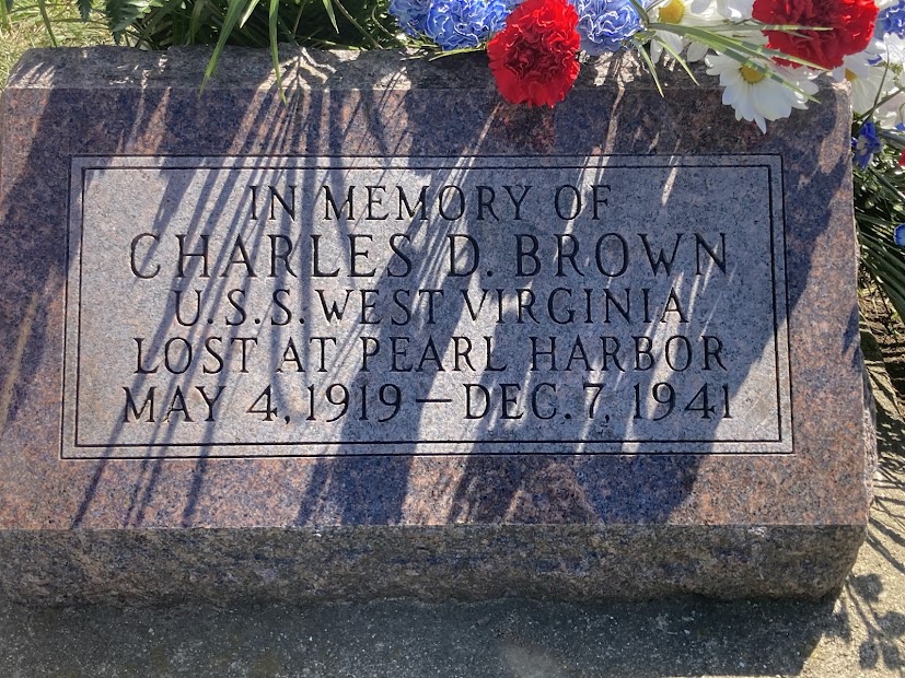 Charles Brown's grave 