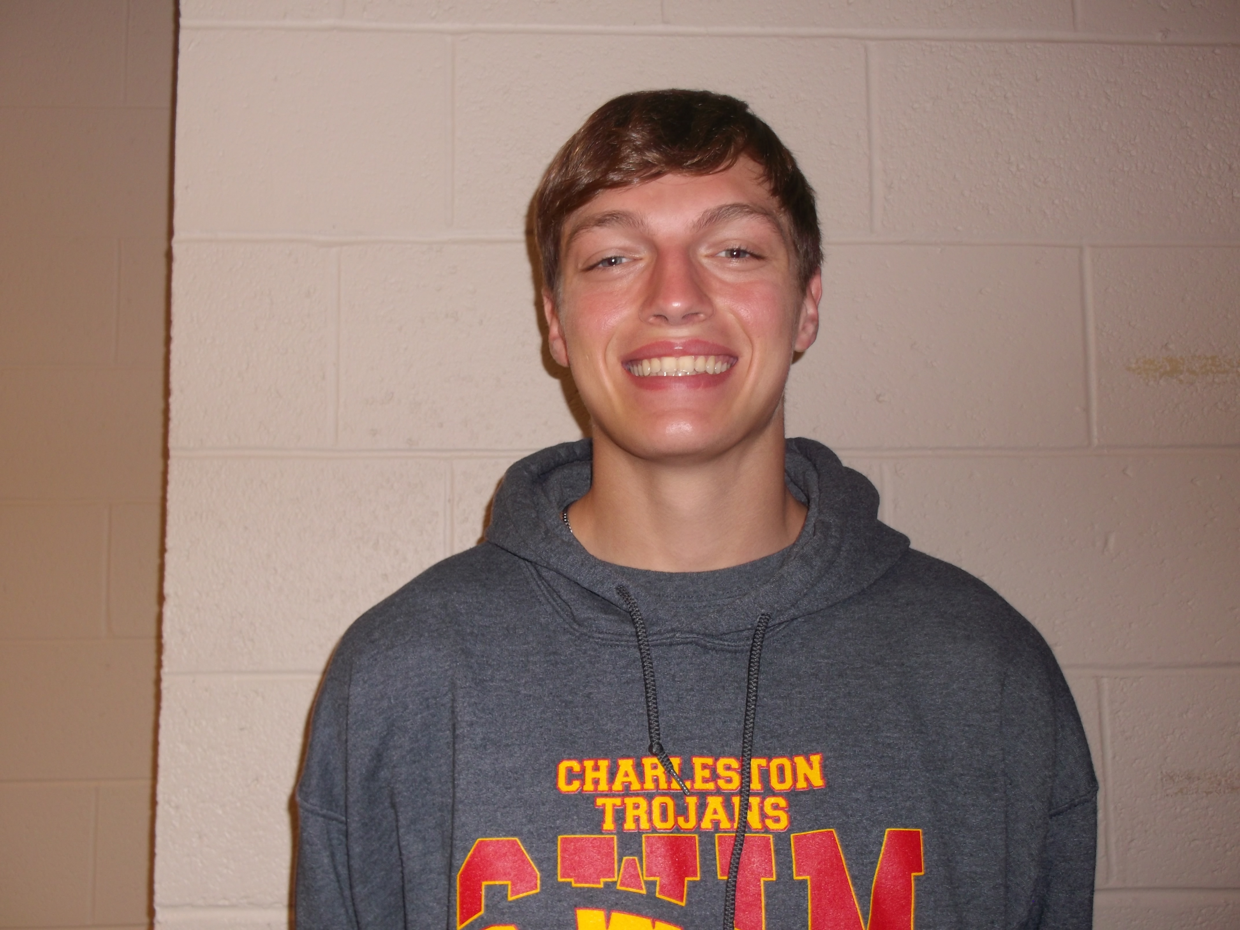 Senior football player