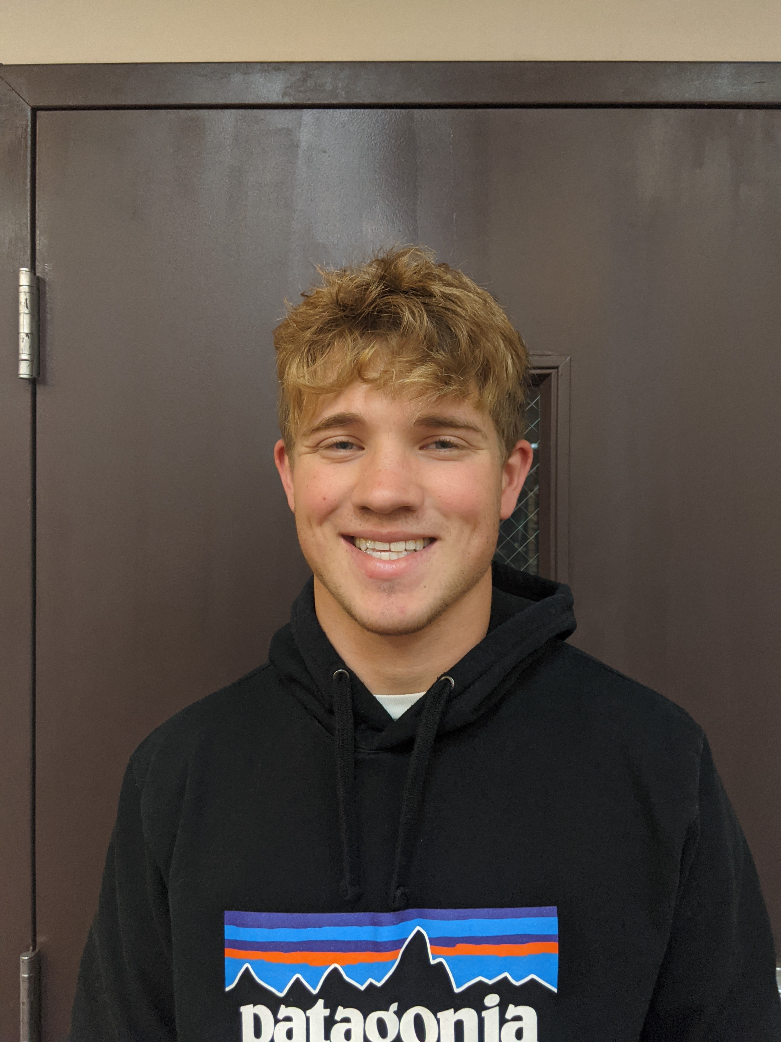 Senior football player