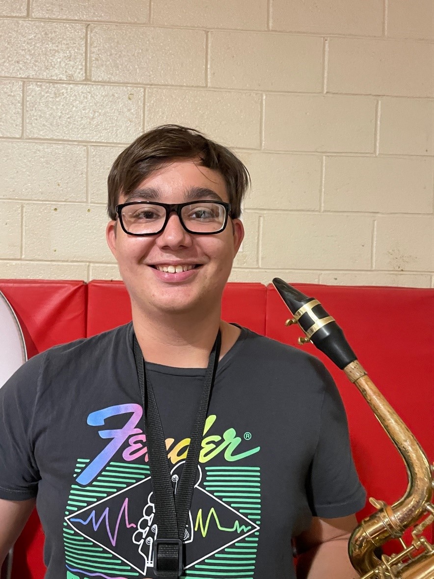 Senior band member Daniel