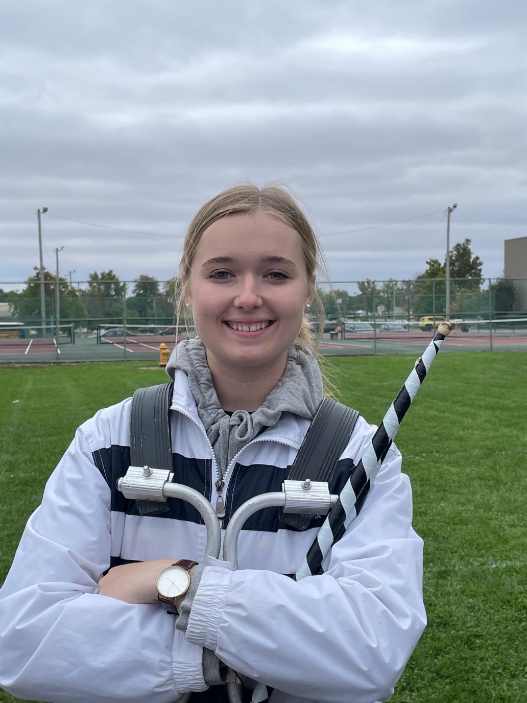 Senior band member Ellie