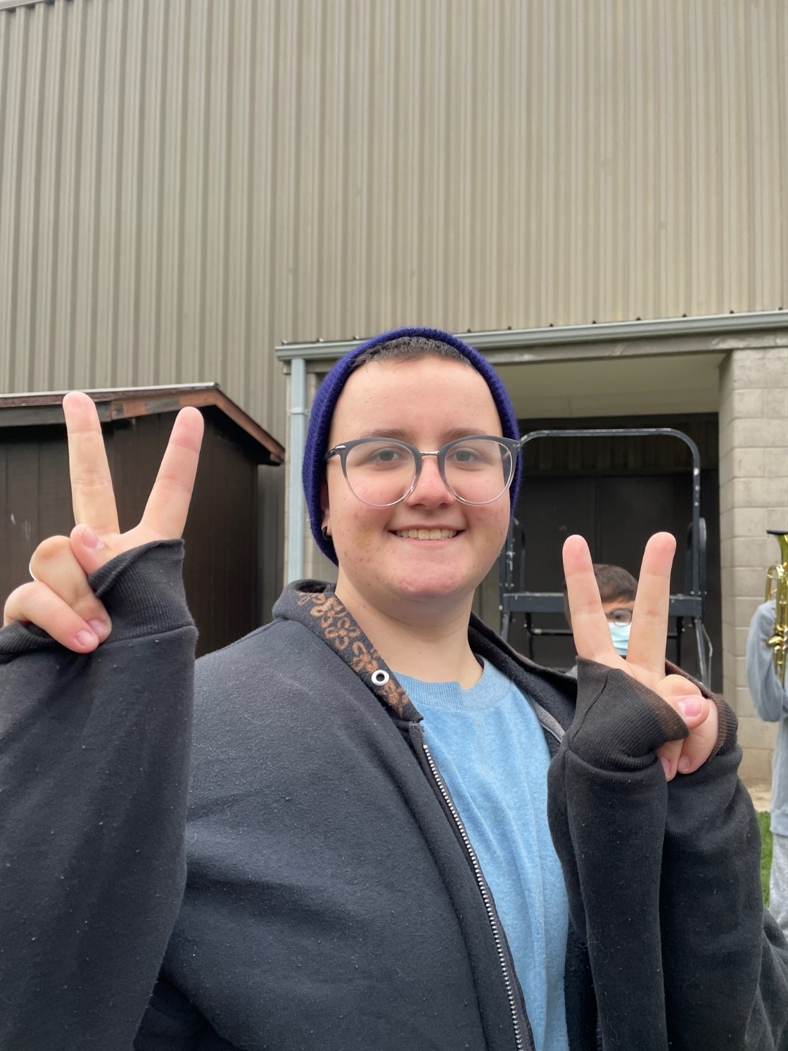Senior band member Sydney