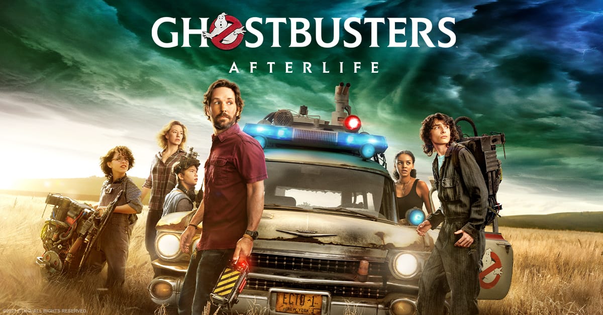 Official movie poster for Ghostbusters: Afterlife