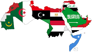 Map of arab countries