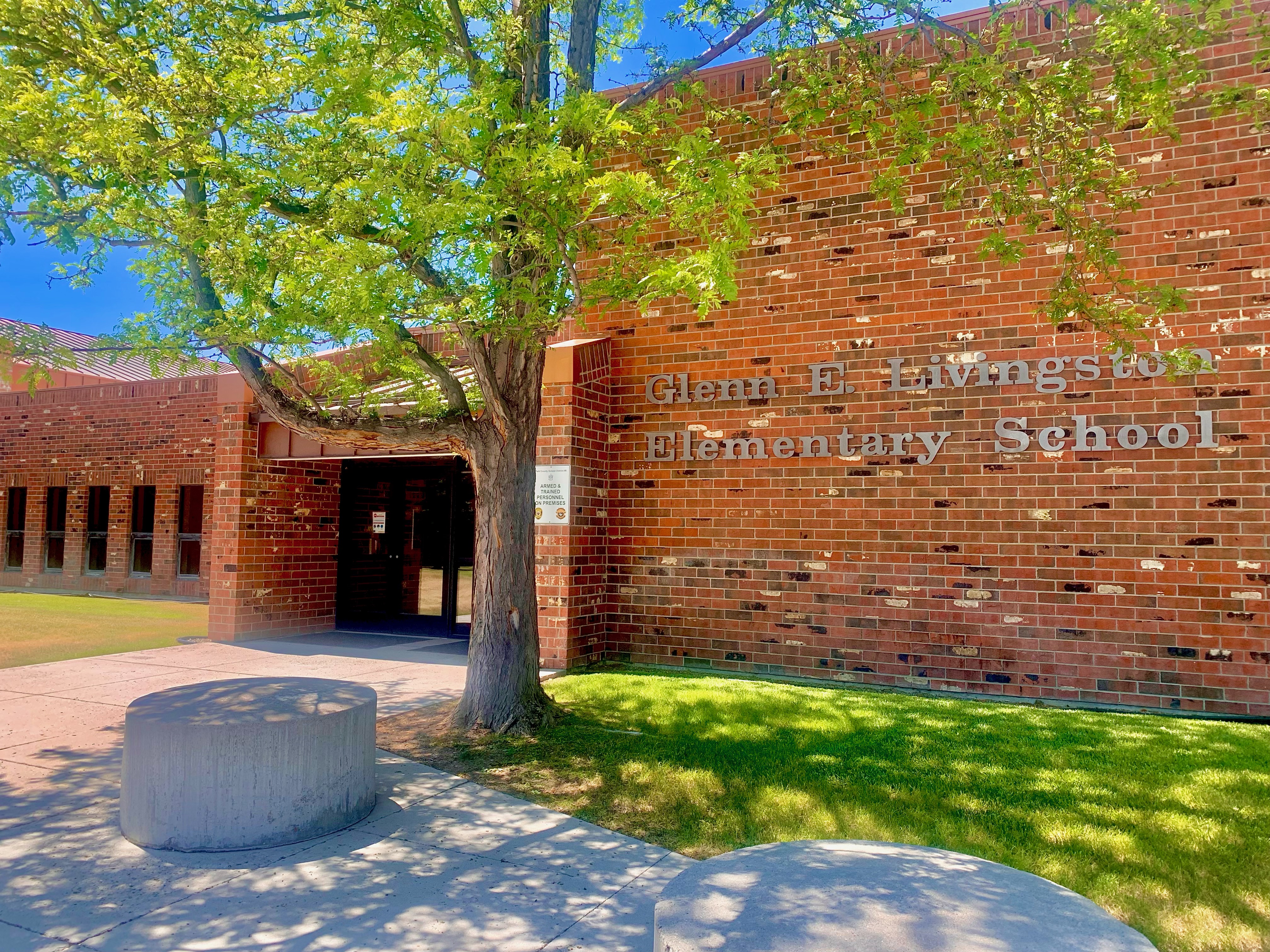 Livingston Elementary School Entrance