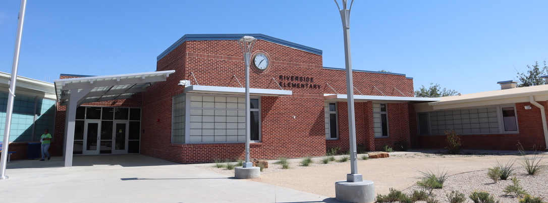 Front of Riverside school