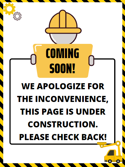 Under Construction Announcement